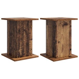 vidaXL Support de Plante 2 pc Bois ancien 30 5 x 30 x 43 cm