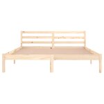 vidaXL Cadre de lit sans matelas bois massif de pin 160x200 cm