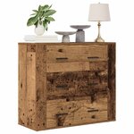 vidaXL Buffet vieux bois 80x33x70 cm bois d'ingénierie