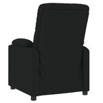 vidaXL Fauteuil inclinable électrique Noir Tissu