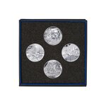 L'Art de la Plume – Agatha Christie Coffret complet - 20€ Argent Haut Relief et trois monnaies sur les romans