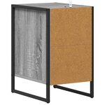vidaXL Table de chevet avec tiroir 2 Pièces Gris Sonoma 39 5 x 30 x 50 cm