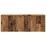 vidaXL Meuble TV vieux bois 80x34x30 cm bois d'ingénierie