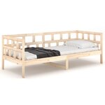 vidaXL Lit de jour sans matelas bois de pin massif 90x200 cm