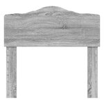 vidaXL Tête de lit Gris Sonoma 90 cm Bois d'ingénierie