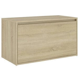 vidaXL Banc d'entrée 80x40x45 cm Chêne sonoma Bois d'ingénierie