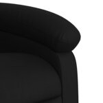 vidaXL Fauteuil de massage inclinable noir similicuir
