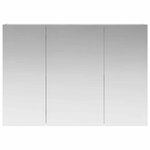vidaXL Armoire Miroir de Salle de Bain Gris Sonoma 100 x 14 5 x 70 cm