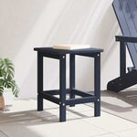 vidaXL Table d'appoint Adirondack Bleu marine 38 x 38 x 46 cm HDPE