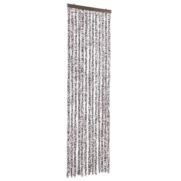 vidaXL Moustiquaire Marron et beige 56x200 cm Chenille