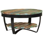 vidaXL Table basse Bois massif de récupération 65x32 cm