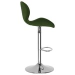vidaXL Tabourets de bar lot de 2 vert foncé velours