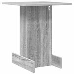 vidaXL Table d'appoint Gris Sonoma 44 5 x 45 x 55 cm Bois d'ingénierie