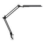 Lampe de bureau LED MAULatlantic sur pince Noir MAUL