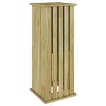 vidaXL Jardinier avec doublure 33 x 33 x 85 cm  en pin imprégné.