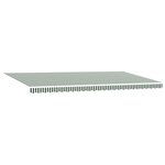 vidaXL Auvent Rétractable Vert et blanc 600 × 300 cm