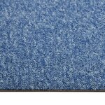 vidaXL Dalles de tapis de sol 20 Pièces 5 m² 50x50 cm Bleu