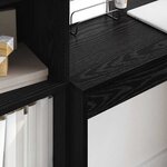vidaXL Bureau Chêne noir 90 x 40 x 76 cm Bois d'ingénierie