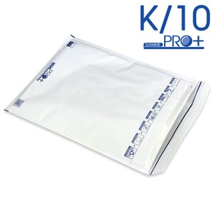 Lot de 100 enveloppes à bulles pro+ blanches k/10 format 340x470 mm
