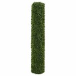 vidaXL Clôture Artificielle Vert clair 1 5 x 6 m PVC et Acier