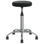 vidaXL Chaise pivotante de bureau Noir Similicuir