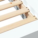 vidaXL Cadre de lit sans matelas blanc 90x200 cm