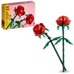 LEGO Botanicals Les roses 40460 - 2 fleurs rouges  tiges réglables