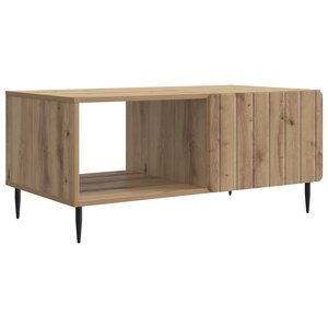 vidaXL Table basse Chêne artisanal 90 x 50 x 40 cm Bois d'ingénierie
