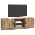 vidaXL Meuble TV Chêne artisanal 150 x 31 x 47 cm Bois d'ingénierie