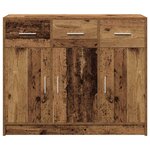 vidaXL Buffet vieux bois 91x28x75 cm bois d'ingénierie