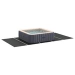 vidaXL Tapis de piscine Noir 550 x 280 x 0 1 cm Tissu non tissé