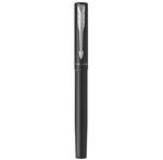 PARKER VECTOR XL Stylo roller  laque noire métallisée sur laiton  recharge noire pointe fine  Coffret cadeau
