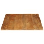 vidaXL Dessus de table à bord vivant 110x80x2 5cm bois massif manguier