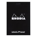 Bloc-Notes Agrafé Dotpad N°12 Black - 8,5x12 cm - Pointillés Dot - 80 Feuilles Détachables