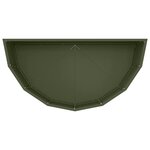 vidaXL Jardinière Vert olive 90 x 45 x 35 cm Acier