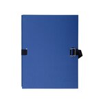Chemise Dos Extensible Papier - 24x32cm - Bleu Foncé - X 10 - Exacompta