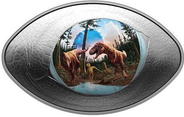 Pièce de monnaie en Argent 20 Dollars g 31.66 Millésime 2025 DINOSAUR EYE