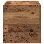 vidaXL Meuble mural vieux bois 80x39x40 cm bois d'ingénierie