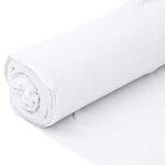 vidaXL Membrane géotextile blanc 1 x 50 m fibre de polyester