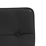 vidaXL Chaises à manger lot de 2 noir similicuir