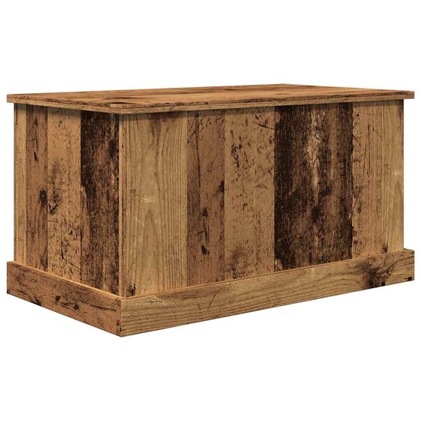 vidaXL Boîtes de rangement vieux bois 70x40x38 cm bois d'ingénierie