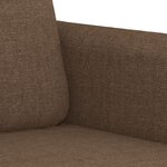 vidaXL Ensemble de canapés 2 Pièces avec coussins marron tissu
