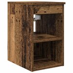 vidaXL Meuble de Salle de Bain In-between Bois ancien 30 x 35 x 50 cm