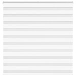 vidaXL Store zèbre blanc 150x150 cm largeur du tissu 145 9cm polyester