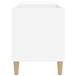 vidaXL Armoire à disques blanc 84 5x38x48 cm bois d'ingénierie