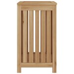 vidaXL Bac à linge 50x35x60 cm bois de teck massif