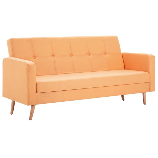 vidaXL Canapé Tissu Orange