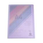 Protège-documents PP semi rigide Chromaline Pastel 40 vues - A4 - Coloris Aléatoire EXACOMPTA