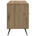 vidaXL Meuble TV 102 x 34 5 x 50 cm Chêne artisanal Bois d'ingénierie