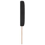 vidaXL Tête de Lit LED Bouton en Cristal Capitonnée Noire 90 cm Velours